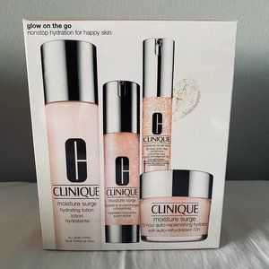 Clinique Glow On The Go - Moisture Surge Set